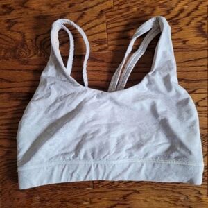 Peony & Me White Sports Bra